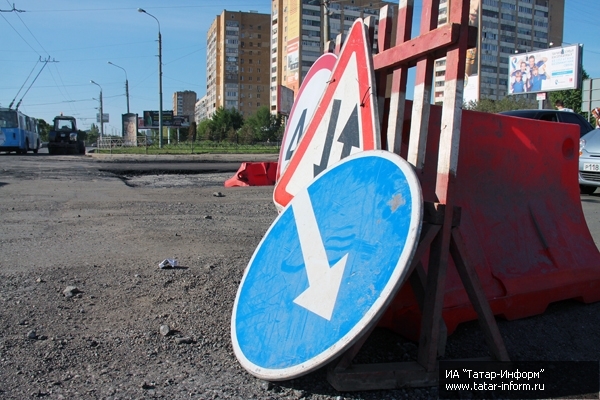 Дорожные работы по ул. Чистопольской