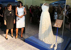 Платье Мишель Обамы выставили в музее истории США