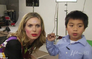 7-летний мальчик сделал сногсшибательный макияж Хайди Клум