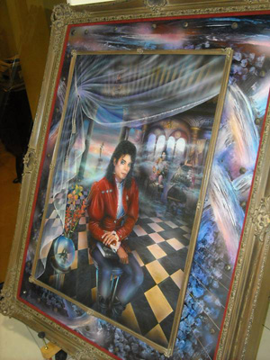 Уникальный портрет Майкла Джексона выставлен на интернет-аукцион