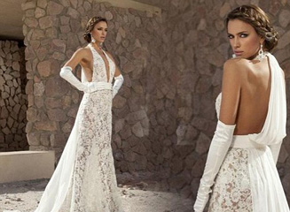 Ирина Шейк рекламирует свадебные платья