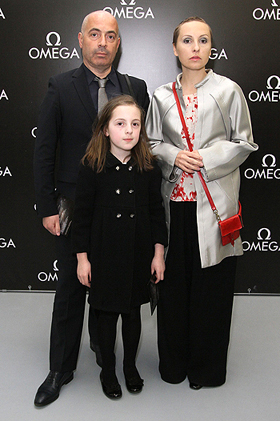 Михаил Грушевский и  Ирина Миронова с дочерью