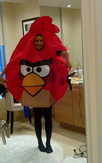 костюм Angry Birds на Хэллоуин