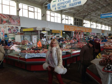 Волочкова ввела продавщиц сала в культурный шок