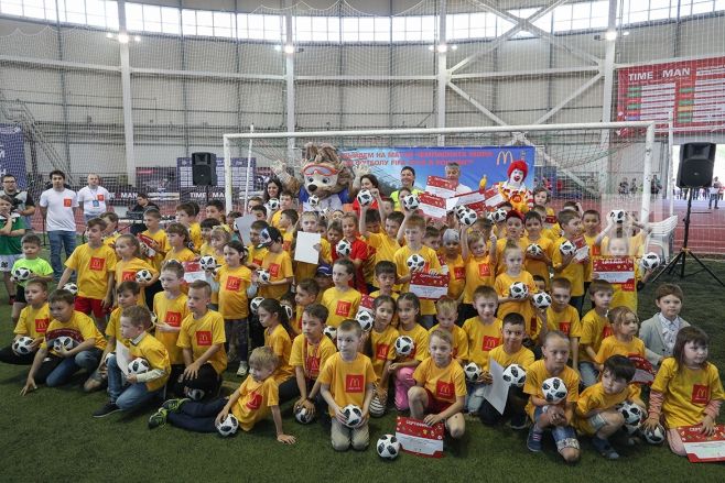Более ста казанских детей выведут на поле футболистов во время чемпионата мира-2018