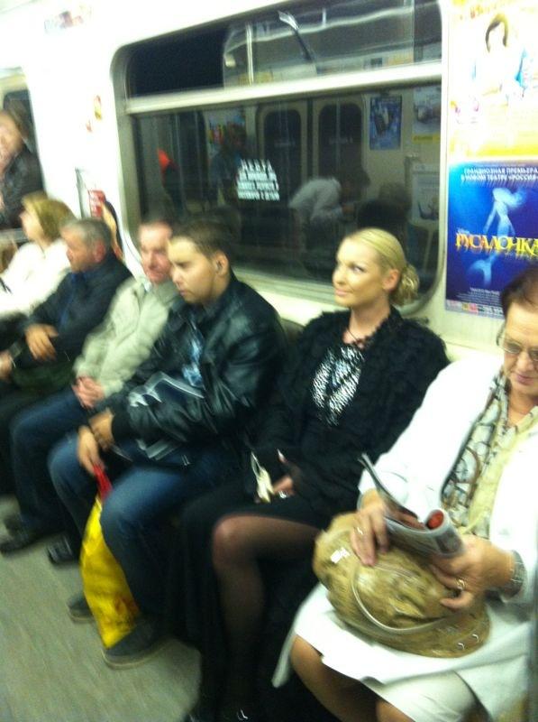 Волочкова опозорилась в метро