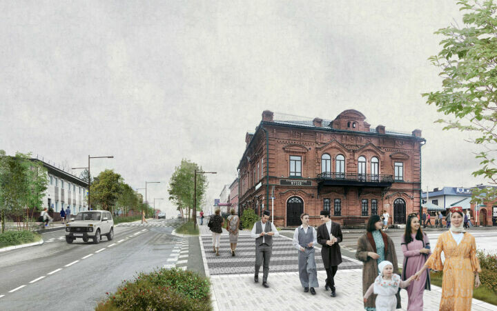 «Кукморские витрины. Ревитализация центральных городских улиц Ворошилова и Ленина» в Кукморе