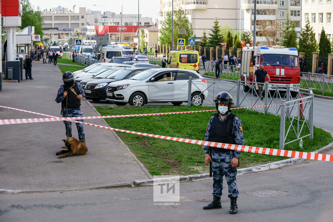 школа в оцеплении