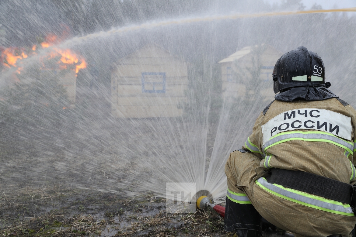 Тушение лесного пожара