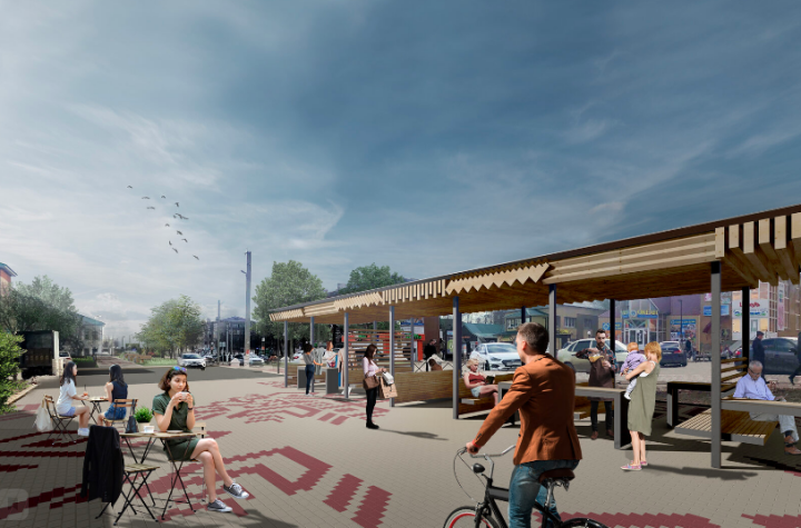 Проект благоустройства улицы Карла Маркса в Агрызе