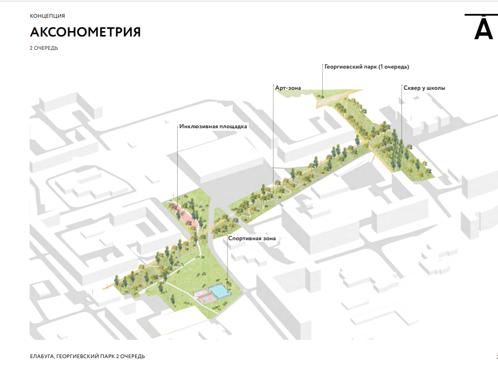 На благоустройство Георгиевского парка в Елабуге направлено почти 42 млн рублей