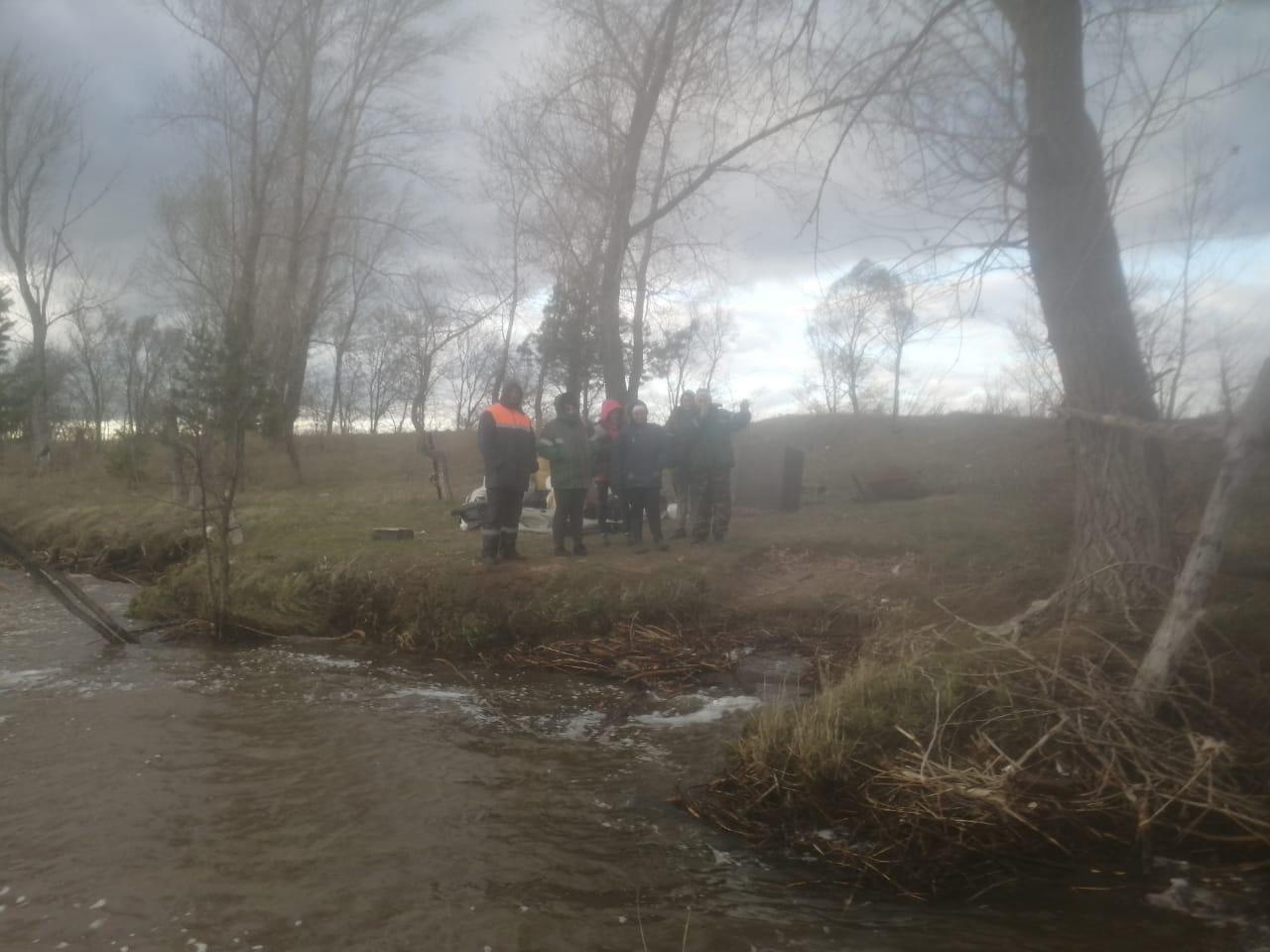 Застрявшие на берегу на Каме