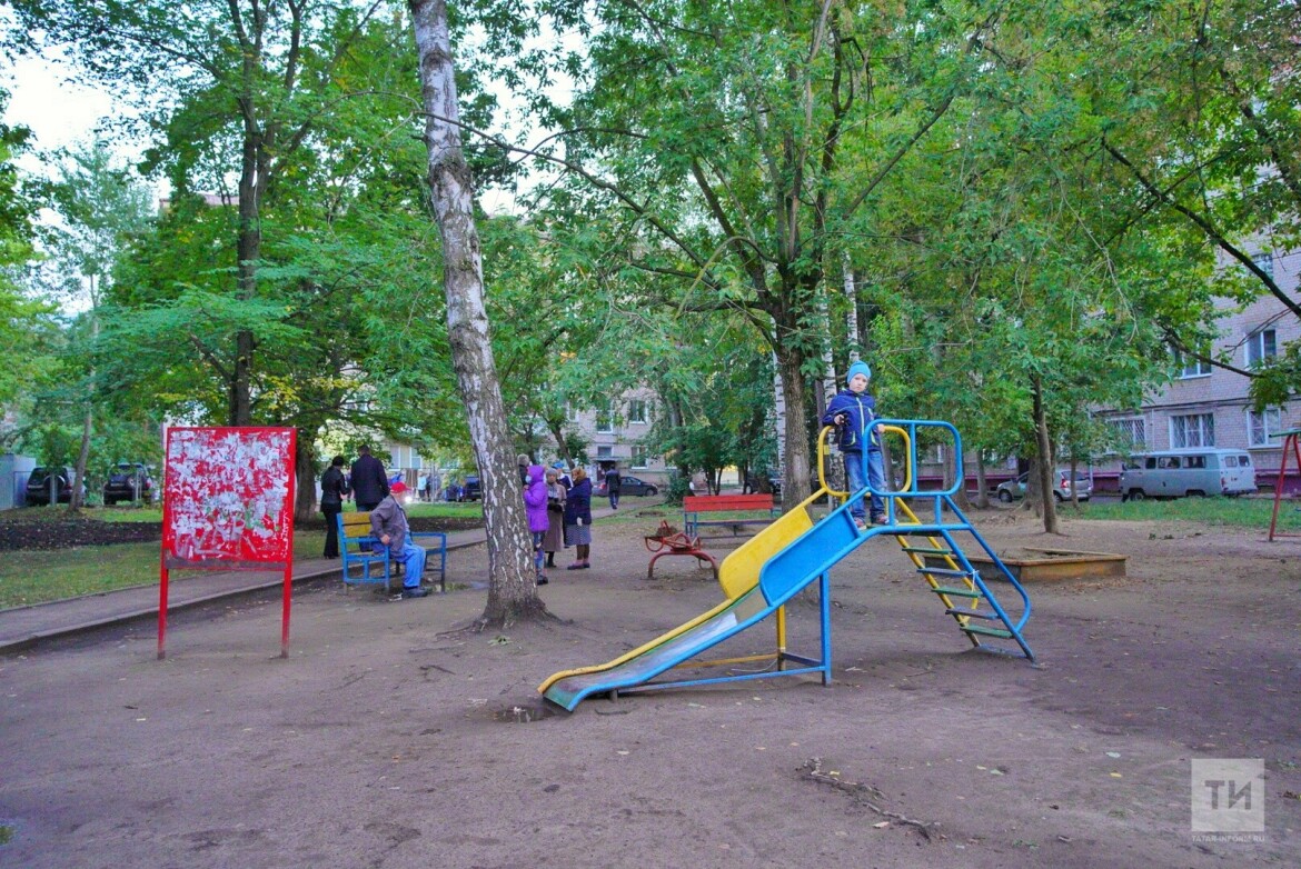 Нынешний вид двора