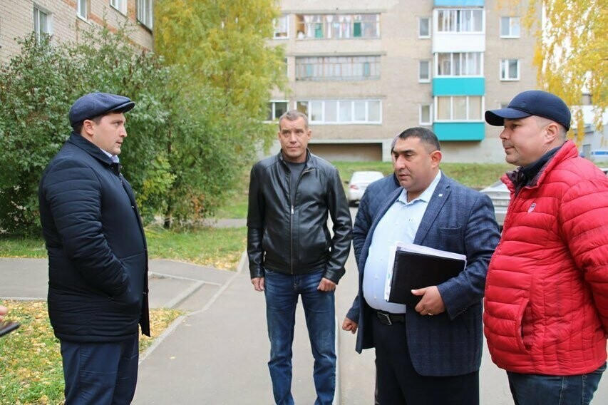 В Менделеевском районе работы по программе «Наш двор» завершены на 95%