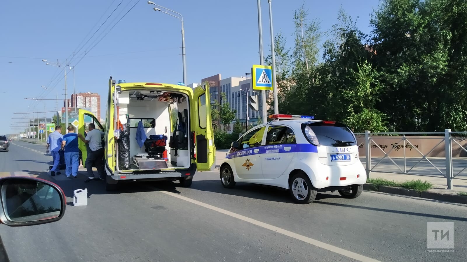 В Казани на Ямашева легковушка сбила пешехода