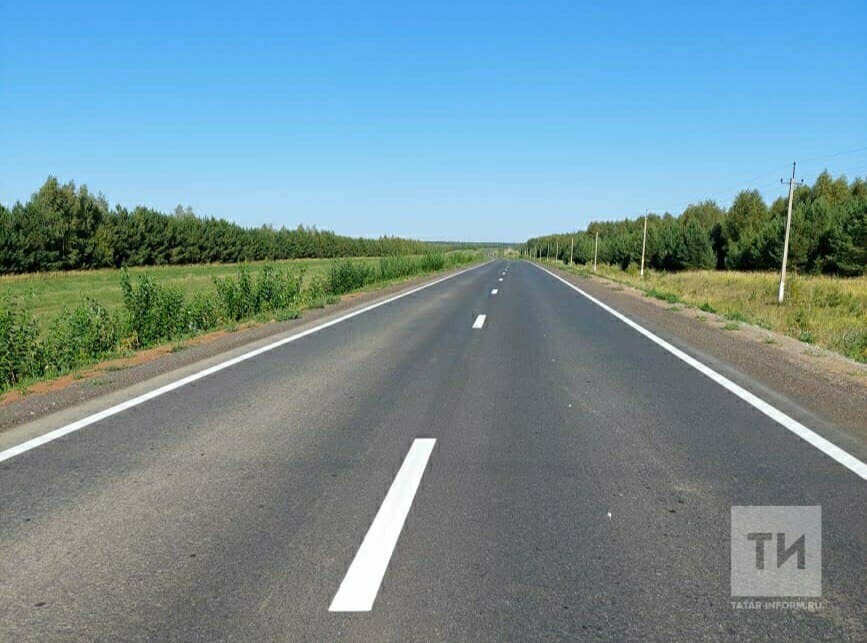 В Агрызском районе РТ по нацпроекту обновили самый изношенный участок региональной дороги