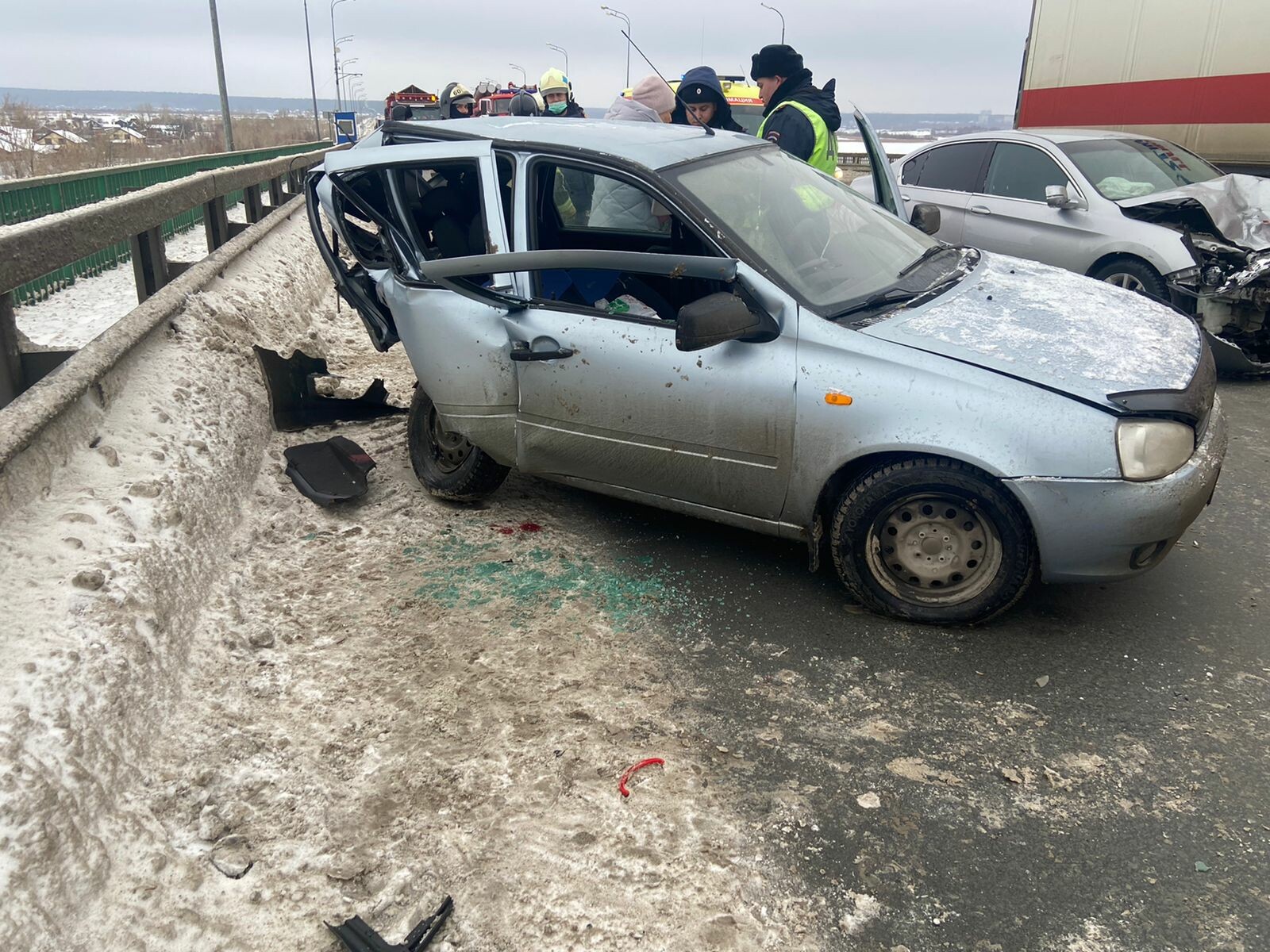 Два человека пострадали в ДТП на трассе М7 под Казанью