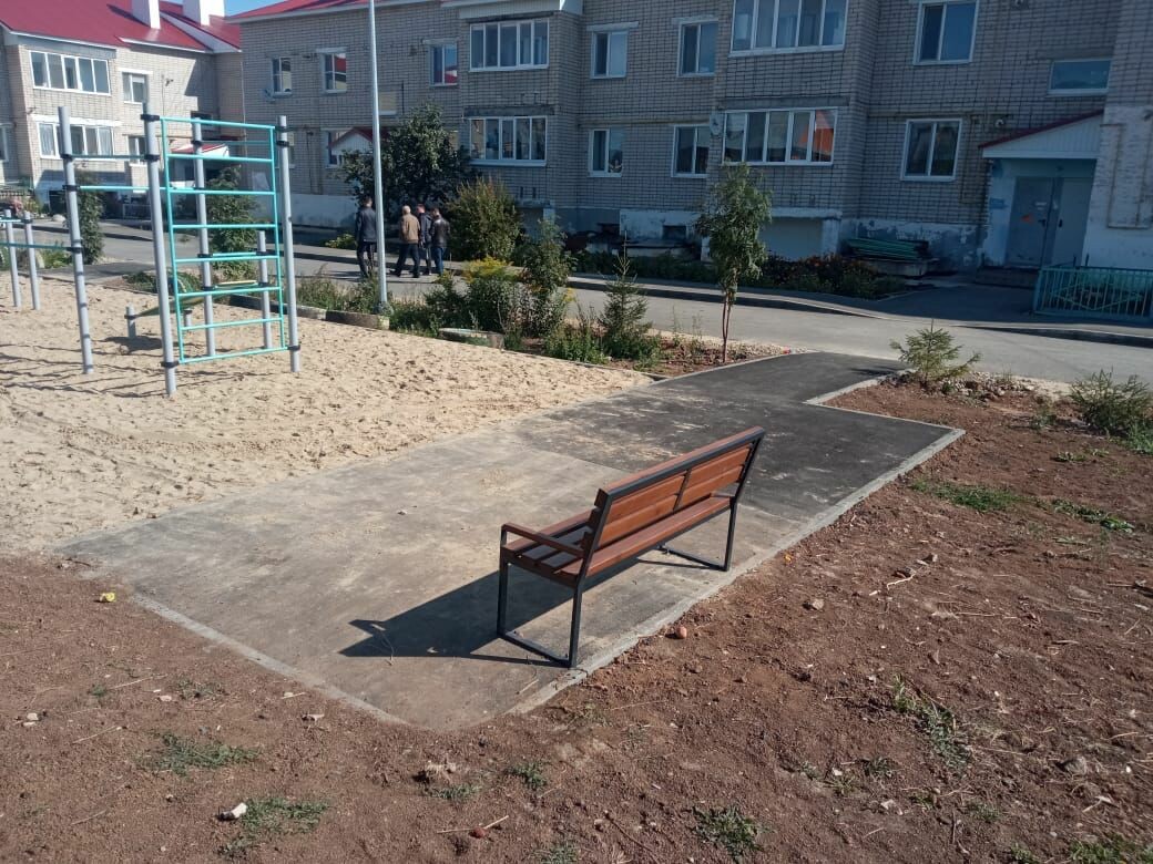 В Пестречинском районе Татарстана завершились работы по программе «Наш двор»