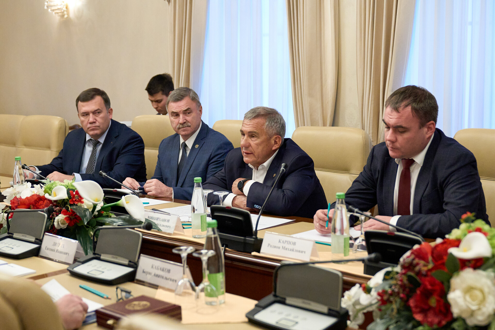 Минниханов и Дитрих обсудили развитие судостроения в Татарстане