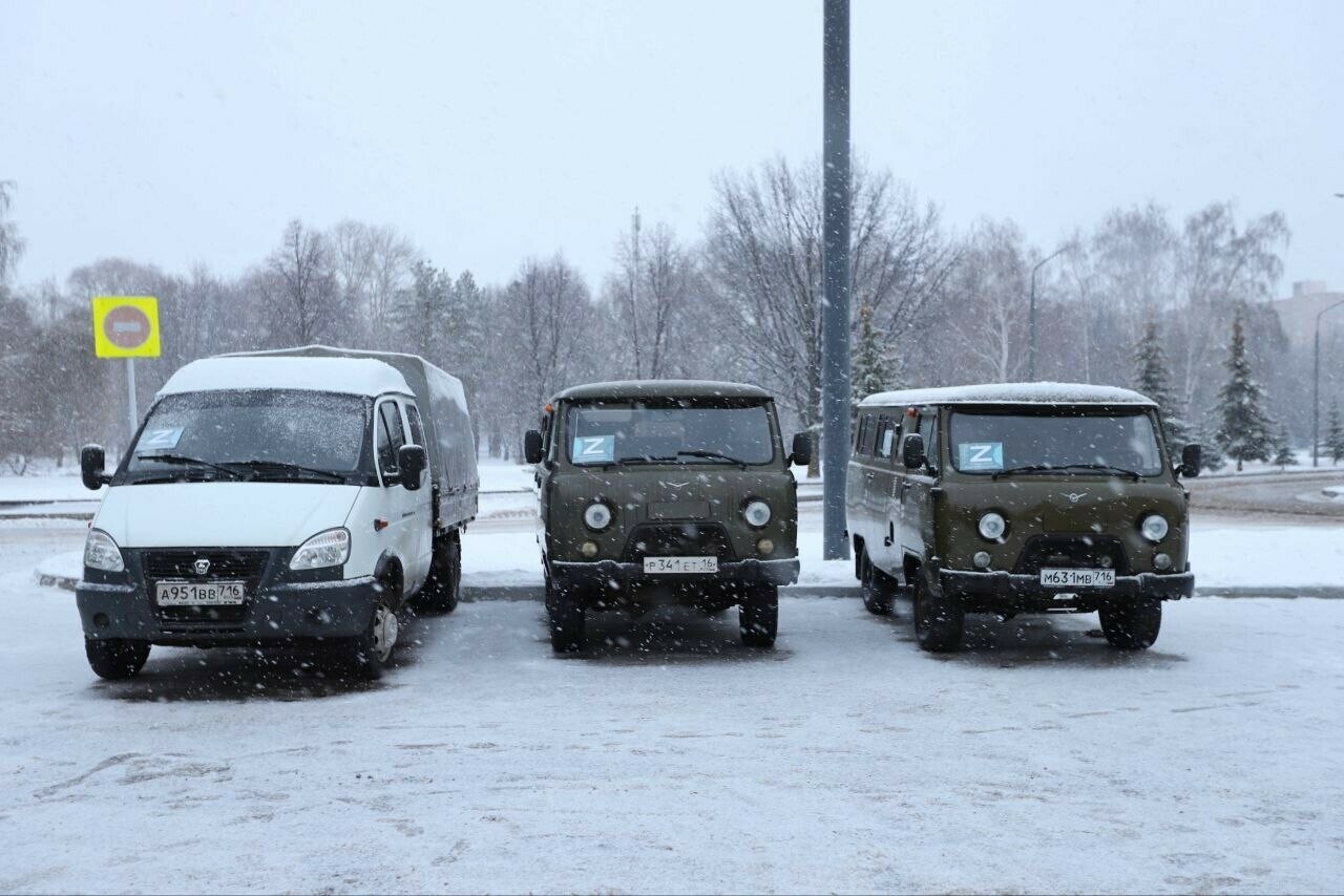 Бойцы батальона «Тимер» получили автомобиль «УАЗ» из Нижнекамска