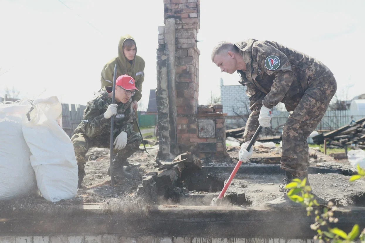 «Молодежка ОНФ» Татарстана помогает пострадавшим от лесных пожаров в Курганской области