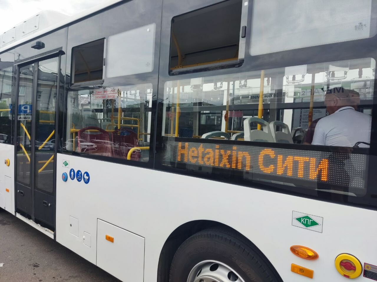 В Зеленодольске протестировали новые автобусы для пригородных маршрутов