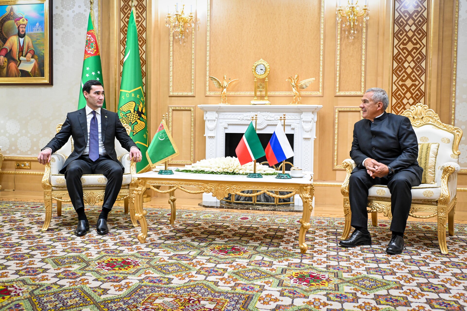 Минниханов обсудил с Бердымухамедовым перспективы татарстано-туркменского сотрудничества