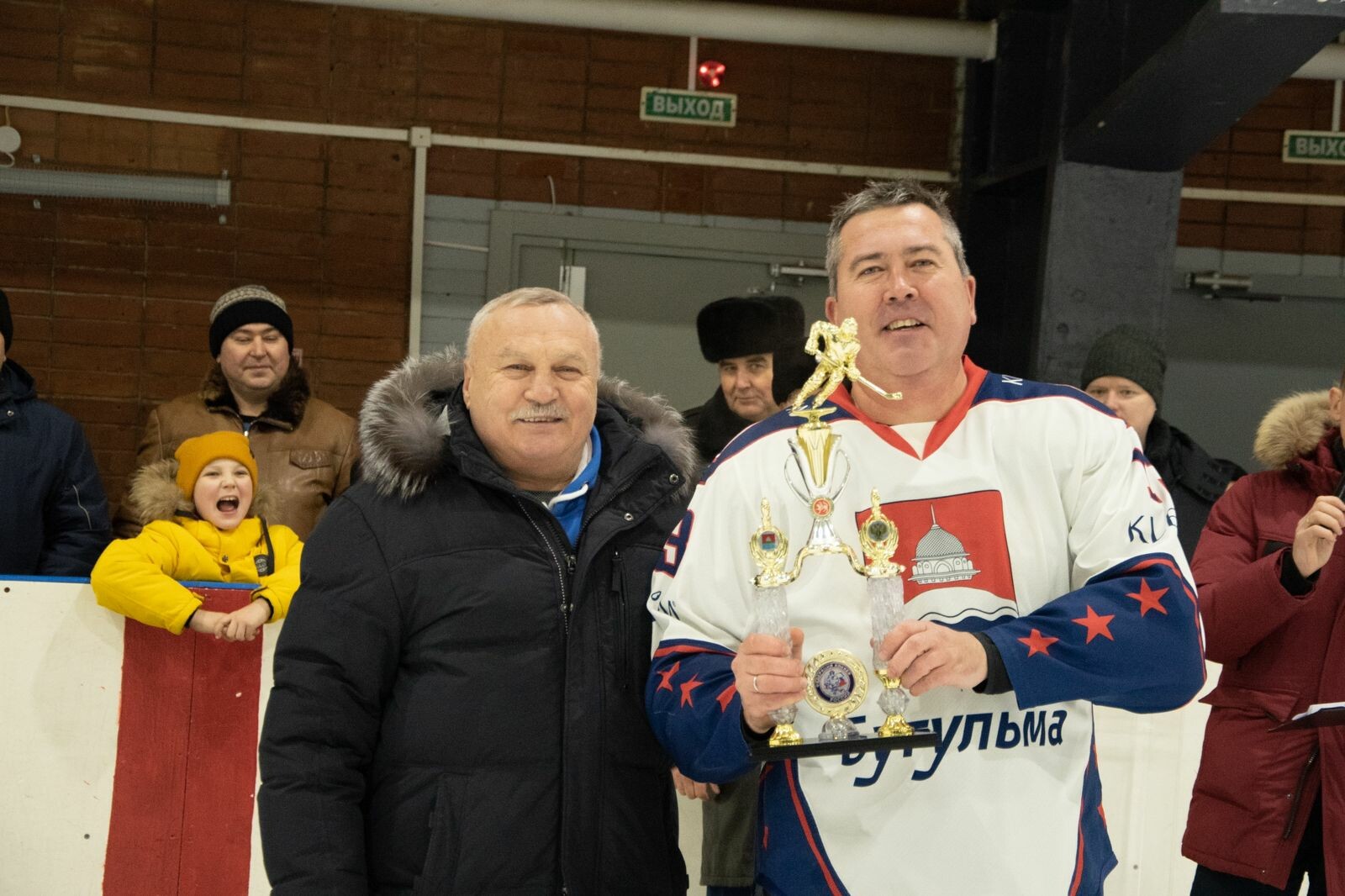 Сборная Бугульмы победила в товарищеском матче по хоккею ветеранов прокуратуры ПФО