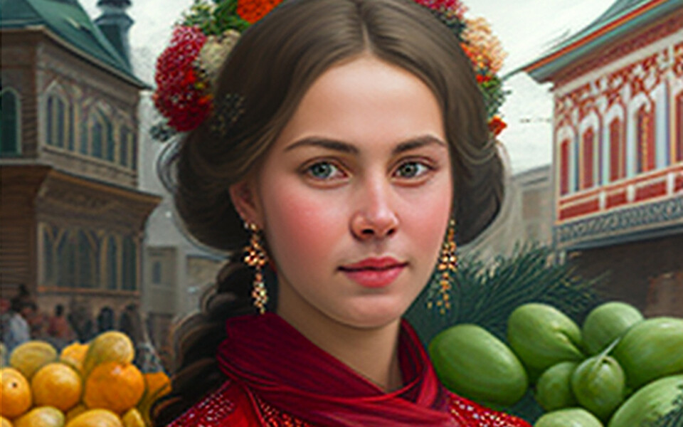 Нарисованный нейросетью образ Елабуги в женском облике пленил красотой татарстанцев