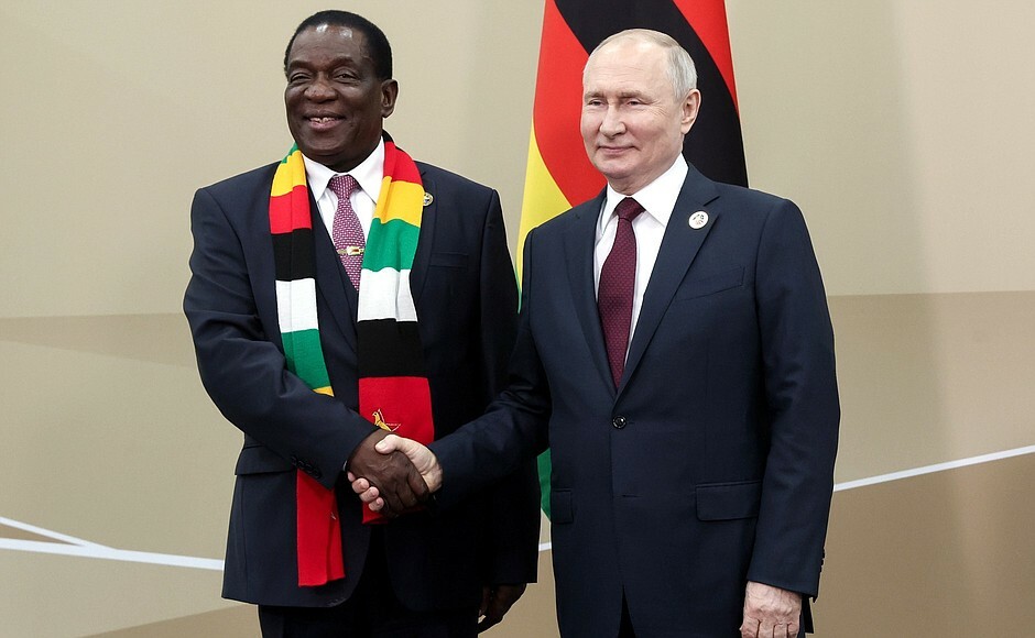 Путин назвал Зимбабве надежным союзником России в Африке