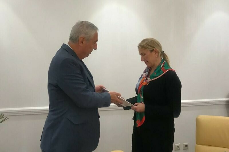 Аюпова и уходящий с поста Генконсула Турции в Казани Исмет Эрикан обсудили итоги работы