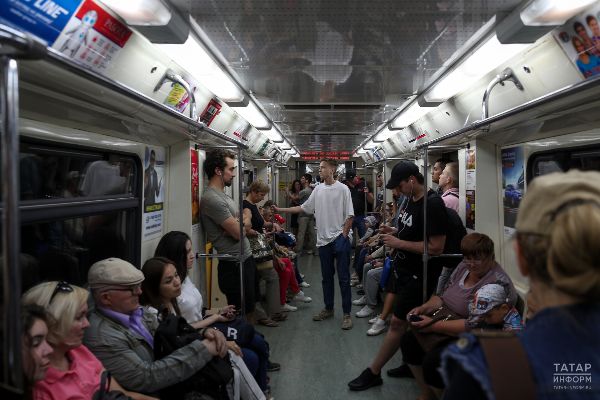 Пассажиропоток в метро Казани за год вырос на 17%