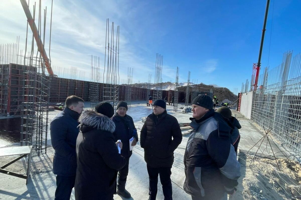 Партдесант проконтролировал ход строительства двух школ в Высокогорском районе Татарстана