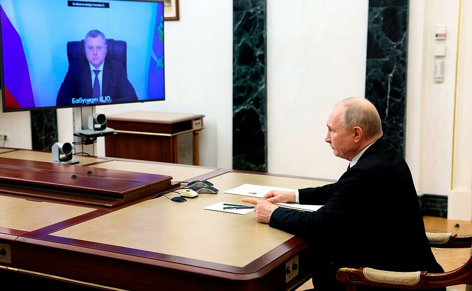 Бабушкин рассказал Путину, что в Астраханской области активно возрождается рисоводство