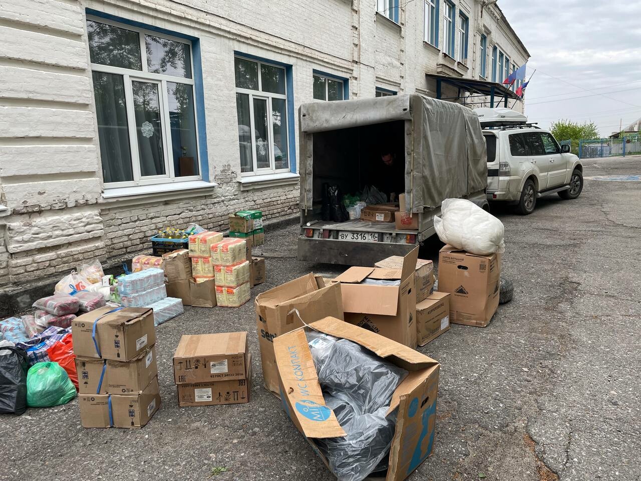 Казанские волонтеры доставили очередную партию гумпомощи в Лисичанск
