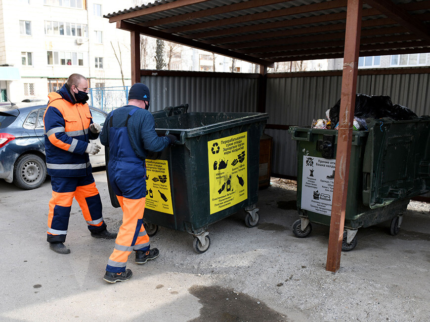 С начала апреля из Казани вывезли более 541 тыс. куб. метров отходов