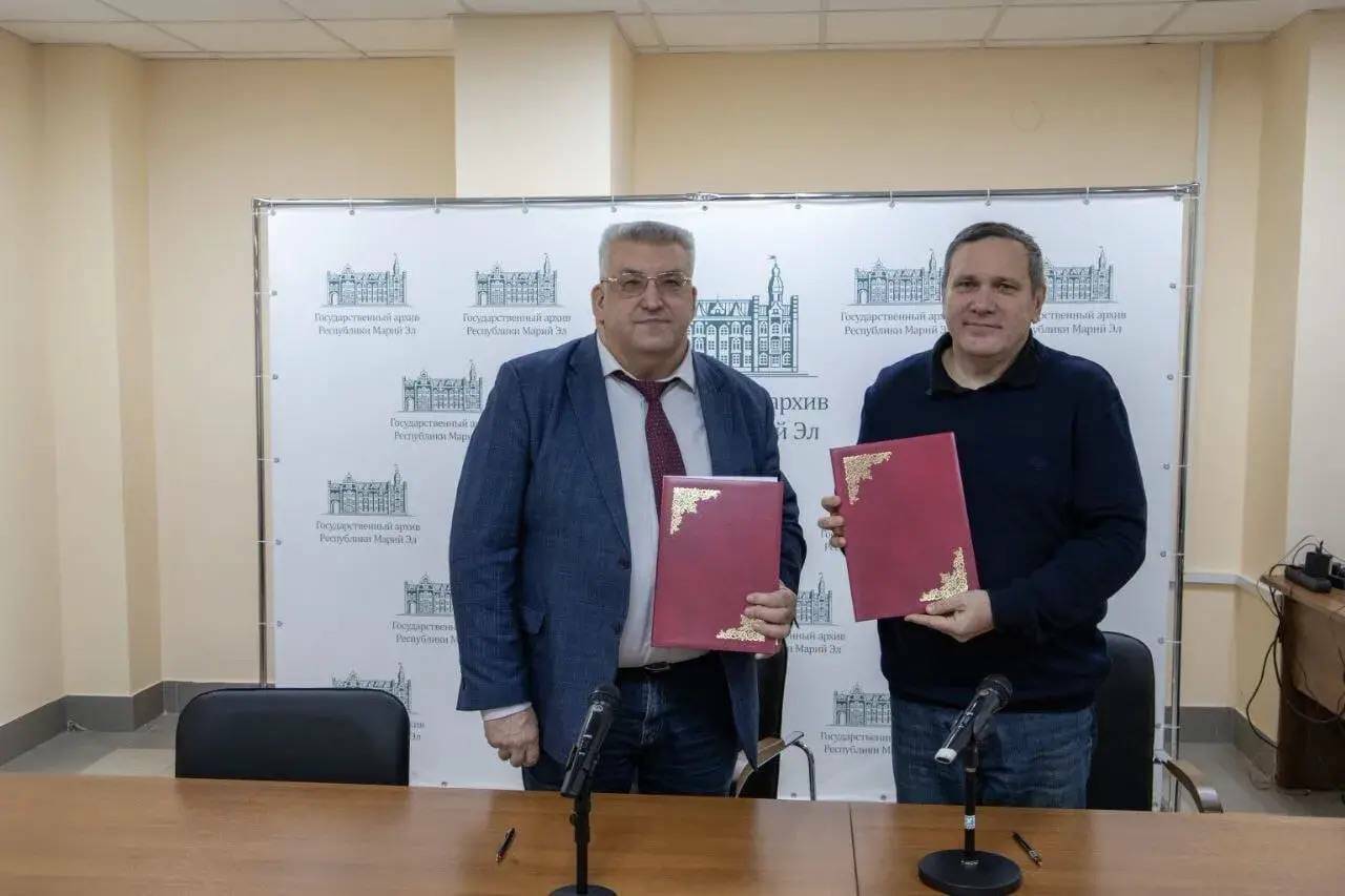 Архивы Татарстана и Марий Эл подписали договор о сотрудничестве