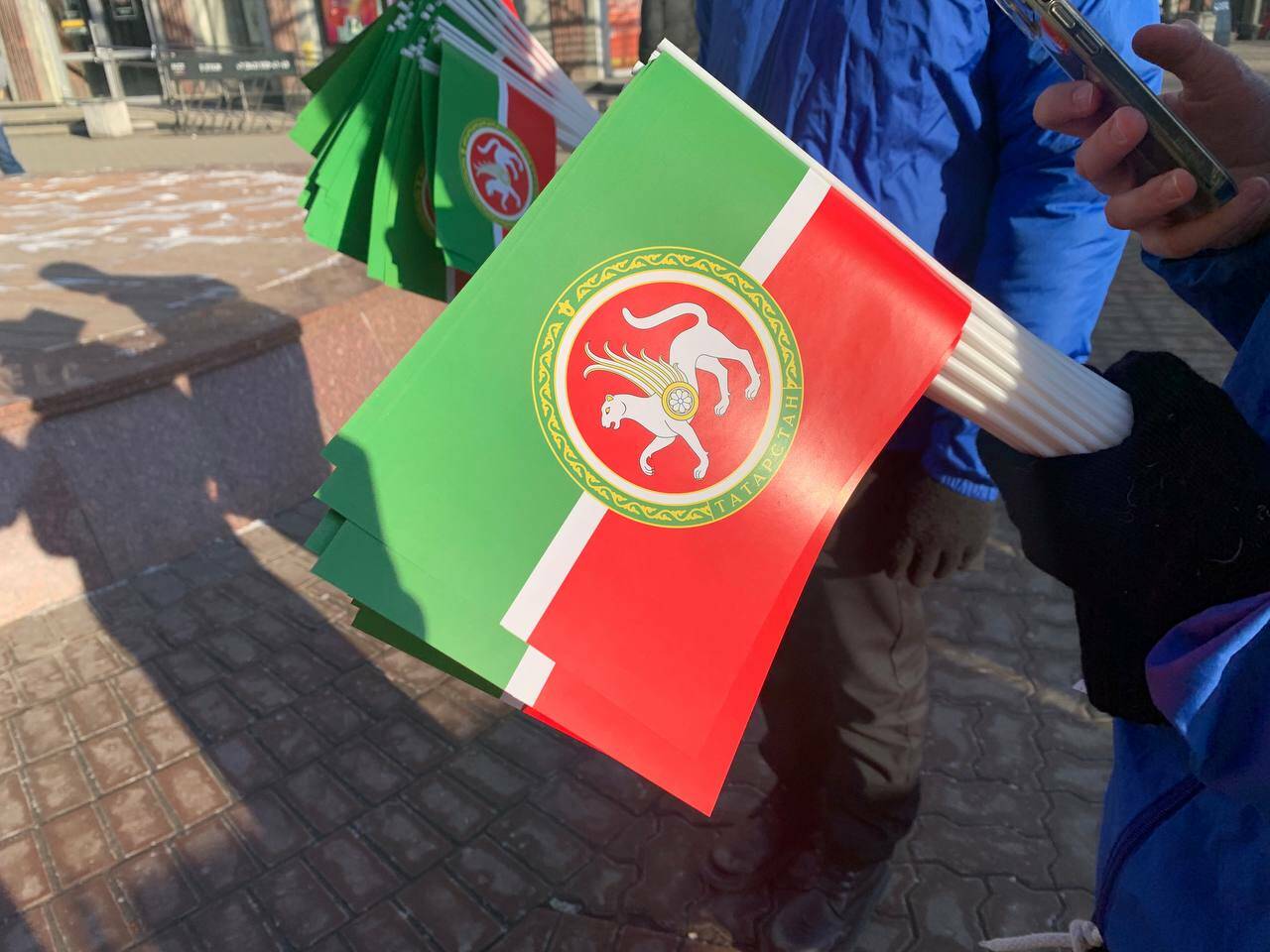 В Татарстане  «Молодая гвардия» отметила День государственного герба
