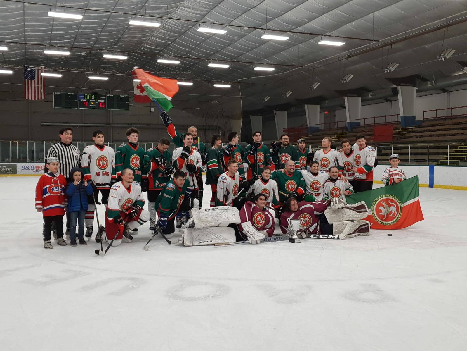 Американский «Ак Барс» обыграл канадцев в матче татарской диаспоры Северной Америки