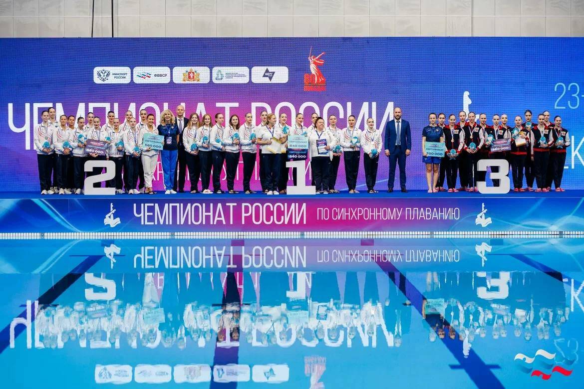 Татарстанская синхронистка взяла «золото» Чемпионата России с лучшим результатом сезона