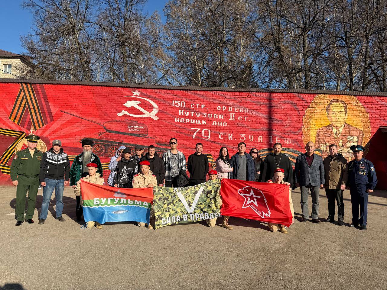 Из Бугульмы на службу по контракту отправили пятерых военнослужащих