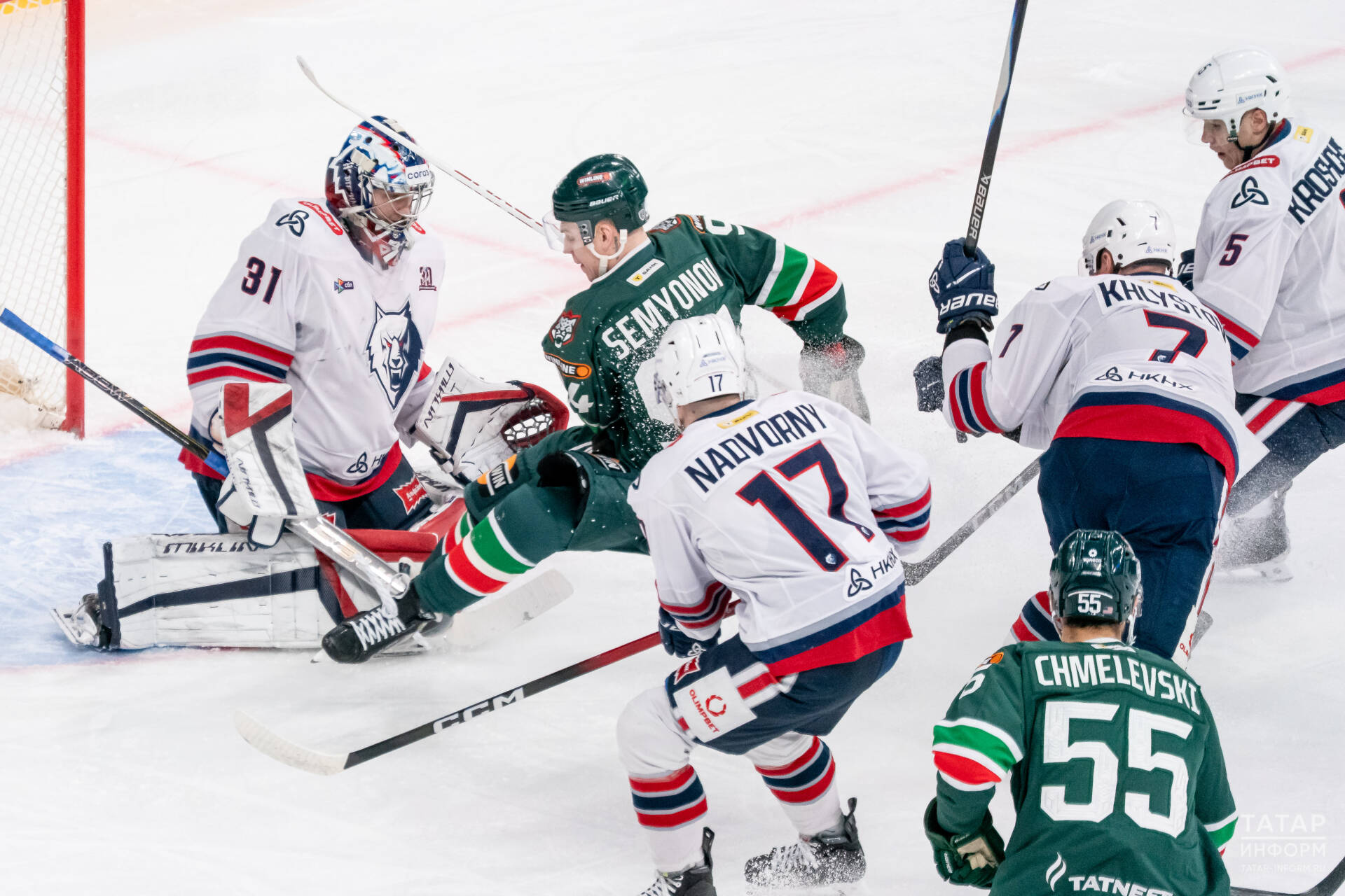 «Ак Барс» – «Нефтехимик» матчы Түбән Кама командасы файдасына тәмамланды