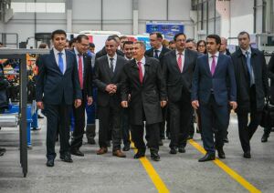 Рустам Минниханов посетил новое предприятие Akia Avesto в Душанбе 