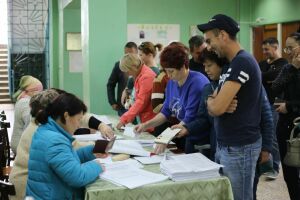 Жители Тукаевского района проявили активность на голосовании