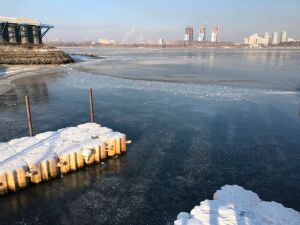 Толщина льда на Казанке 5 см: глава ГИМС напомнил, когда можно выходить на лед 
