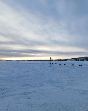 Первой в этом году открылась ледовая переправа Зеленодольск – Нижние Вязовые