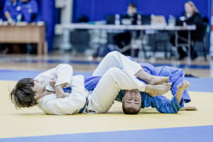 На базе культурно-спортивного комплекса «КАИ ОЛИМП» и КНИТУ-КАИ проходит XVII Всероссийский турнир по дзюдо среди студентов, посвященный памяти героев боевой комсомольской дружины КАИ.