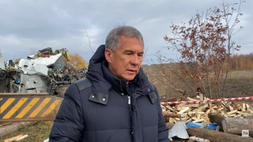 Минниханов рассказал о подробностях авиакатастрофы в Мензелинске
