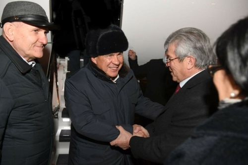 Рустам Минниханов прибыл с рабочим визитом в Киргизию