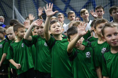 Минниханов и Матыцин открыли футбольные манежи в пяти городах Татарстана